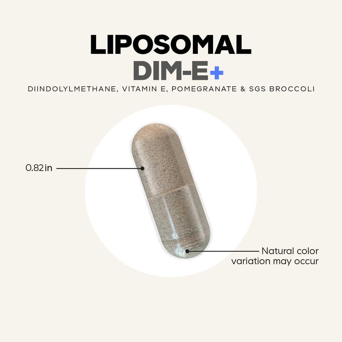 Codeage Liposomal DIM four month supply bottle showcasing premium gold and white label details