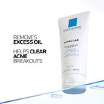 La Roche-Posay foaming acne face wash texture