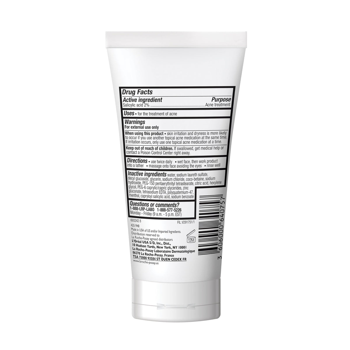 La Roche-Posay Effaclar Medicated Gel Cleanser lifestyle shot