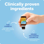 Ddrops Baby Vitamin D3 clean formula dietary supplement for newborn bone development