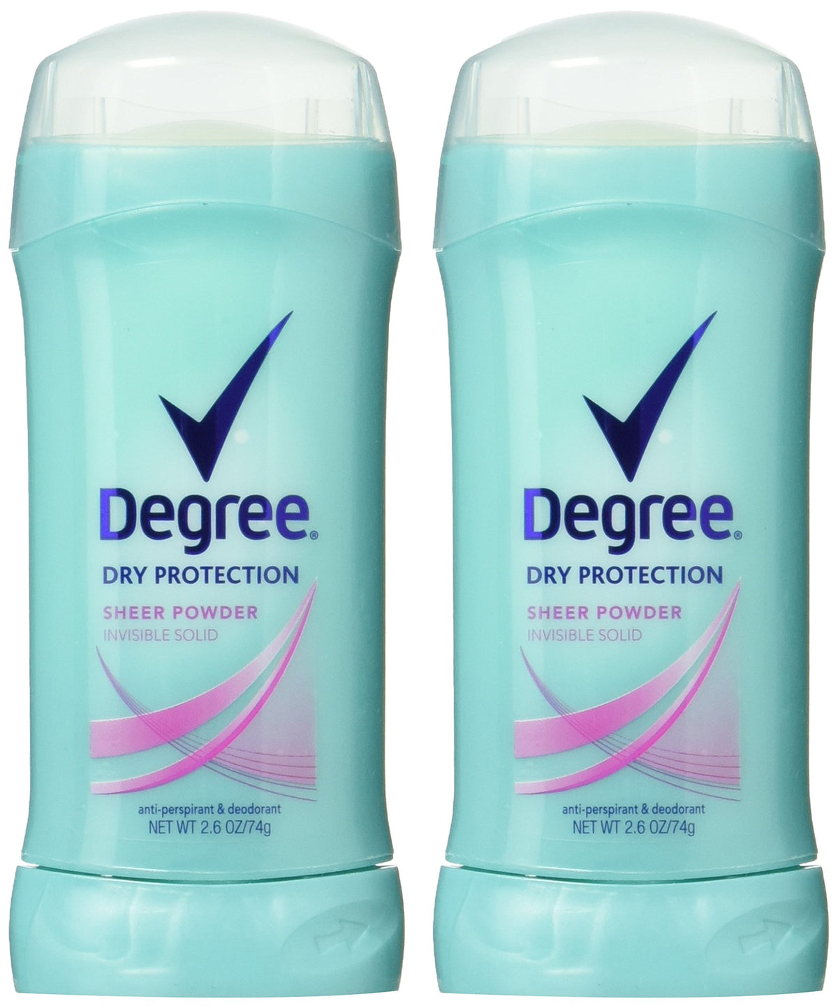 Imported USA Degree sweat defense stick pack for women highlighting forty eight hour protection.
