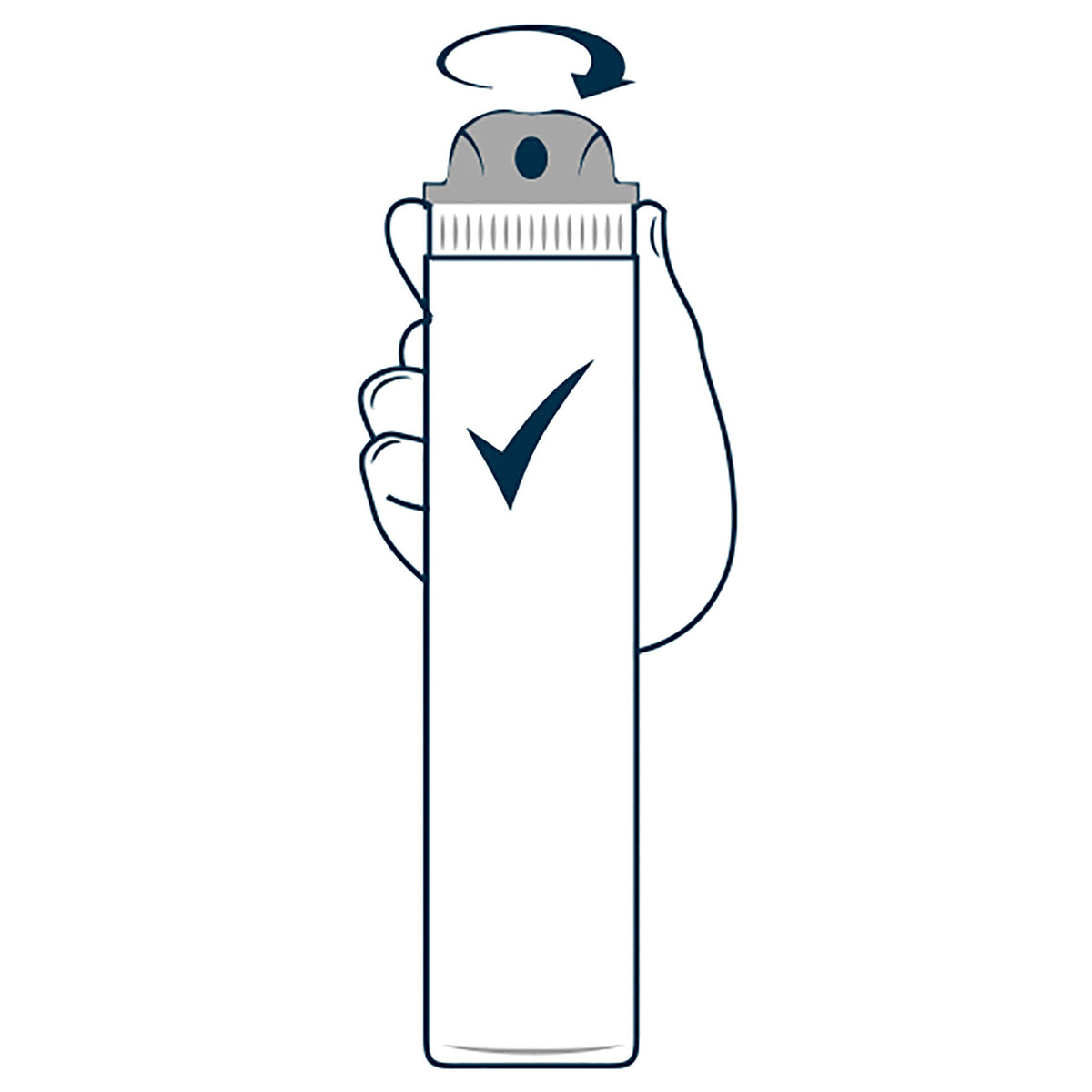 Degree Men UltraClear body spray formulation designed for clothing protection against white residue