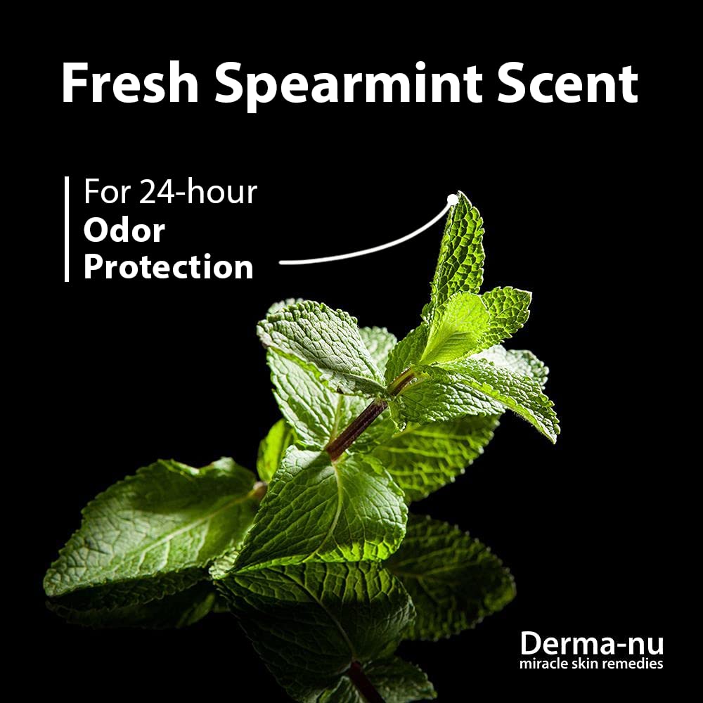 Derma-Nu antibacterial shower gel being poured showing its clear texture