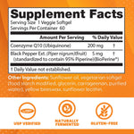 Imported USA Doctor's Best CoQ10 200mg cellular energy support supplement