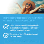 Close up of Doctors Best 600mg antioxidant supplement cap
