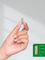 Horbäach Stinging Nettle wellness supplement bottle top angle view