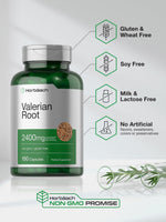 Horbaach herbal extract sleep aid supplement showing quick release capsule shape and size