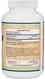 Double Wood Supplements natural marshmallow root herbal capsules
