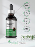 Back label of Horbaach Licorice Root liquid extract