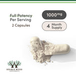 Double Wood Panax Ginseng 240 vegan capsules supplement facts