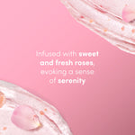 Dove moisture rich exfoliating polish set displaying himalayan salt and rose oil jar.