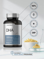 Horbaach DHA docosahexaenoic acid brain and heart health support supplement