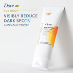 Side view of Dove 8 Ounce tube with Niacinamide and Vitamin C