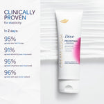 Dove dermatologist developed body serum for sagging skin application display