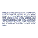 Dove moisturizing hair care product showing details of the twenty four hour moisture lock claim.
