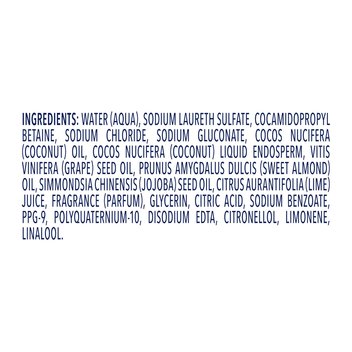 Dove moisturizing hair care product showing details of the twenty four hour moisture lock claim.