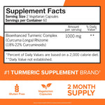 Qunol high absorption turmeric curcumin vegetarian label details