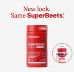 Educational graphic showing beetroot powder and grape seed extract benefits