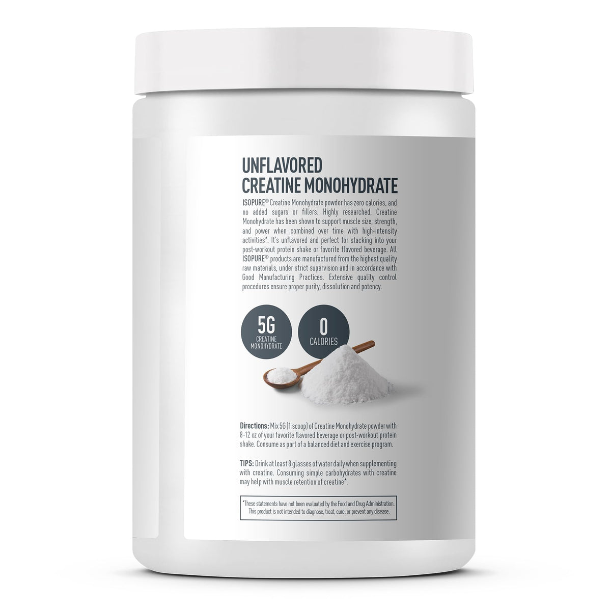 Isopure Creatine Monohydrate Powder Lifestyle Fitness Usage