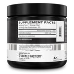 Jacked Factory Creatine Monohydrate Powder 150g certification
