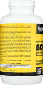 Jarrow Formulas Bone Up calcium vitamin D3 K2 bottle top view