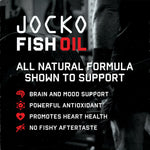 Authentic Jocko Fuel marine fatty acid burpless softgels close up