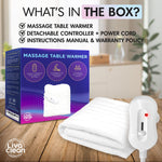 Close up of LivaClean electric heated blanket controller