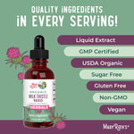 Close up view of MaryRuth's organic liquid herbal tincture dropper application.