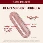 MAV Nutrition heart health supplement bottle side view