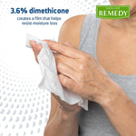 Medline Remedy barrier cloths in a stack of 8 count pack
