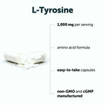 Micro Ingredients L-Tyrosine nutritional supplement label details