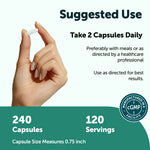 Micro Ingredients L-Tyrosine amino acid capsule serving size view
