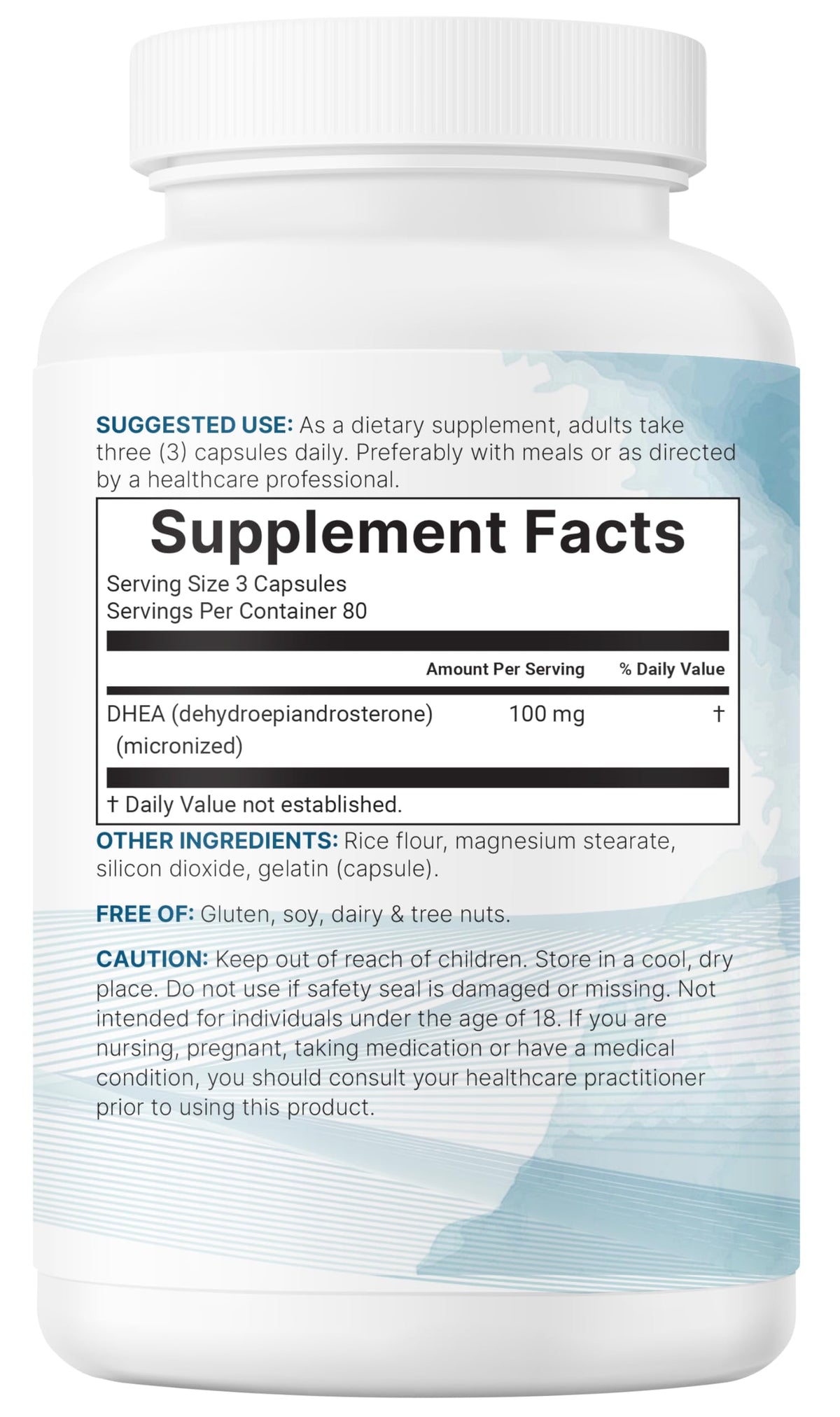 Micro Ingredients DHEA 240 count packaging lifestyle layout
