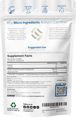 Micro Ingredients Acetyl L-Carnitine third party lab tested badge