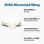 Micro Ingredients DHEA 240 capsules nutritional facts label