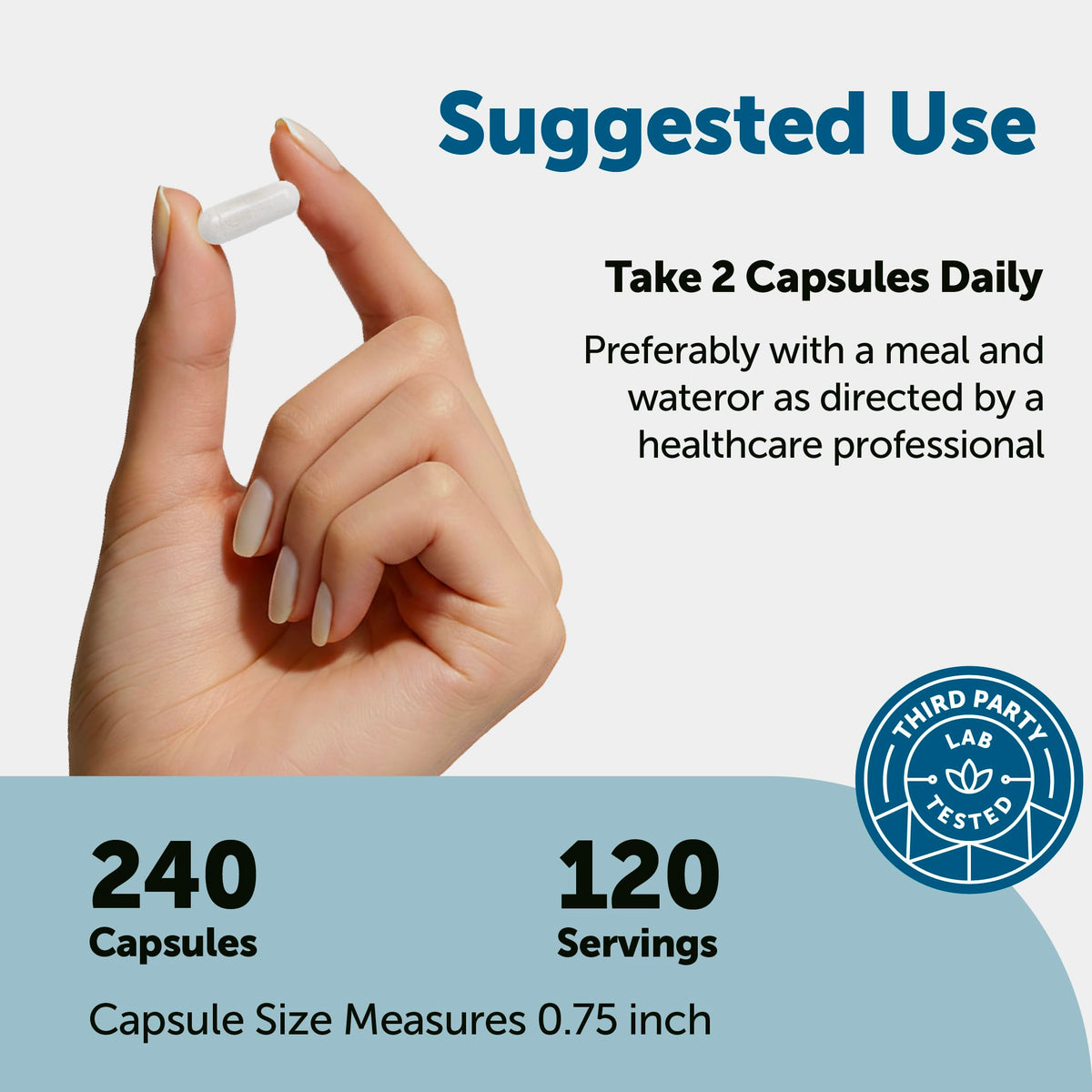 Micro Ingredients micronized DHEA bottle side profile