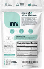 Micro Ingredients Alpha GPC supplement facts nutrition label nutritional information