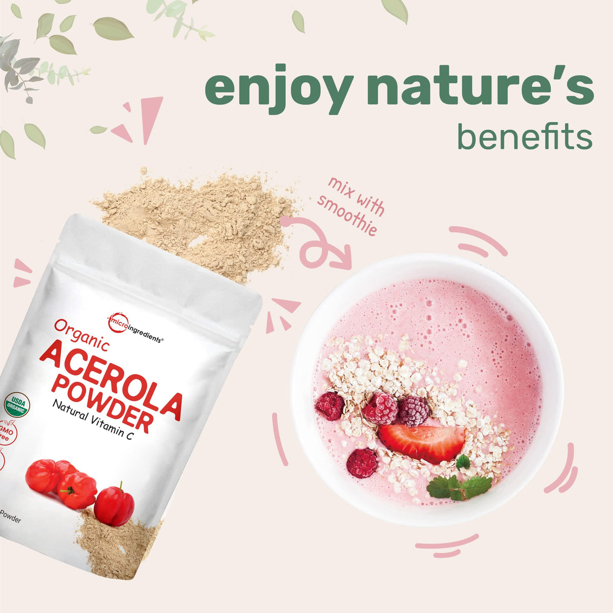 Micro Ingredients 2 pack pouches displayed together