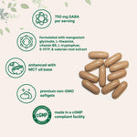 Micro Ingredients GABA 300 softgels package ingredients breakdown