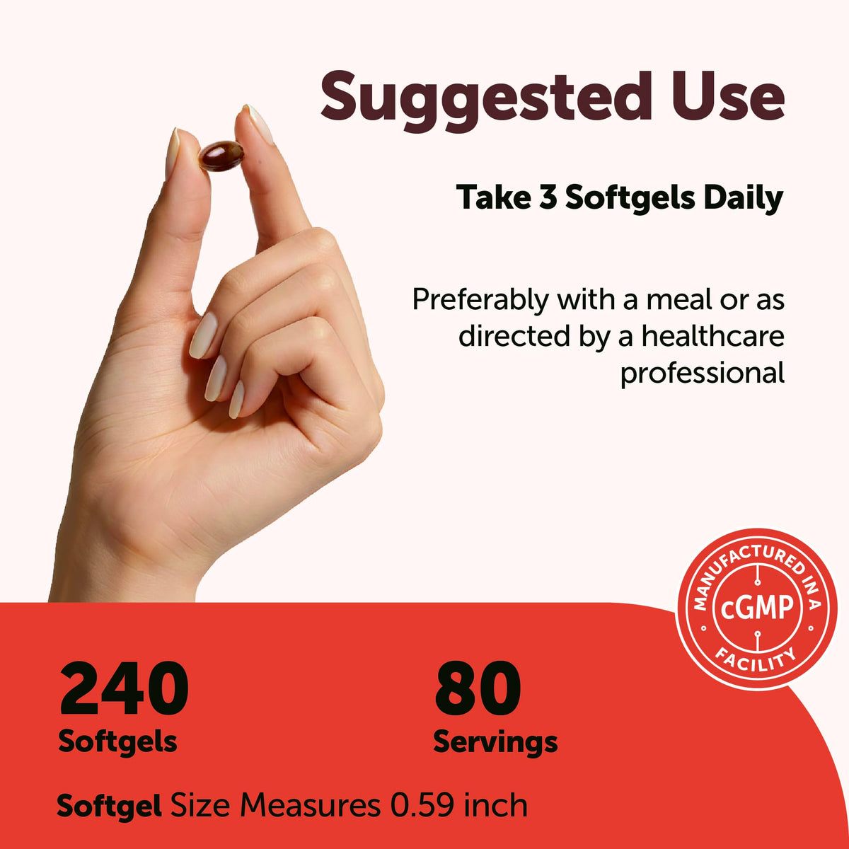 Micro Ingredients Testosterone Advanced softgels texture and size display
