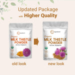 Micro Ingredients organic milk thistle powder serving scoop display