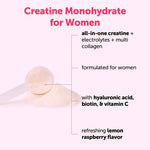 Micro Ingredients lemon raspberry supplement powder texture display