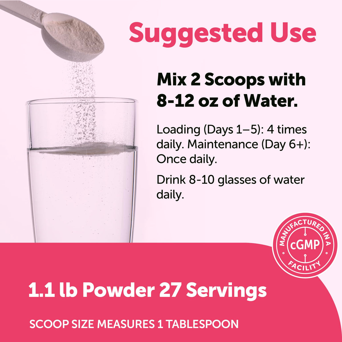 Micro Ingredients women wellness formula nutritional facts panel