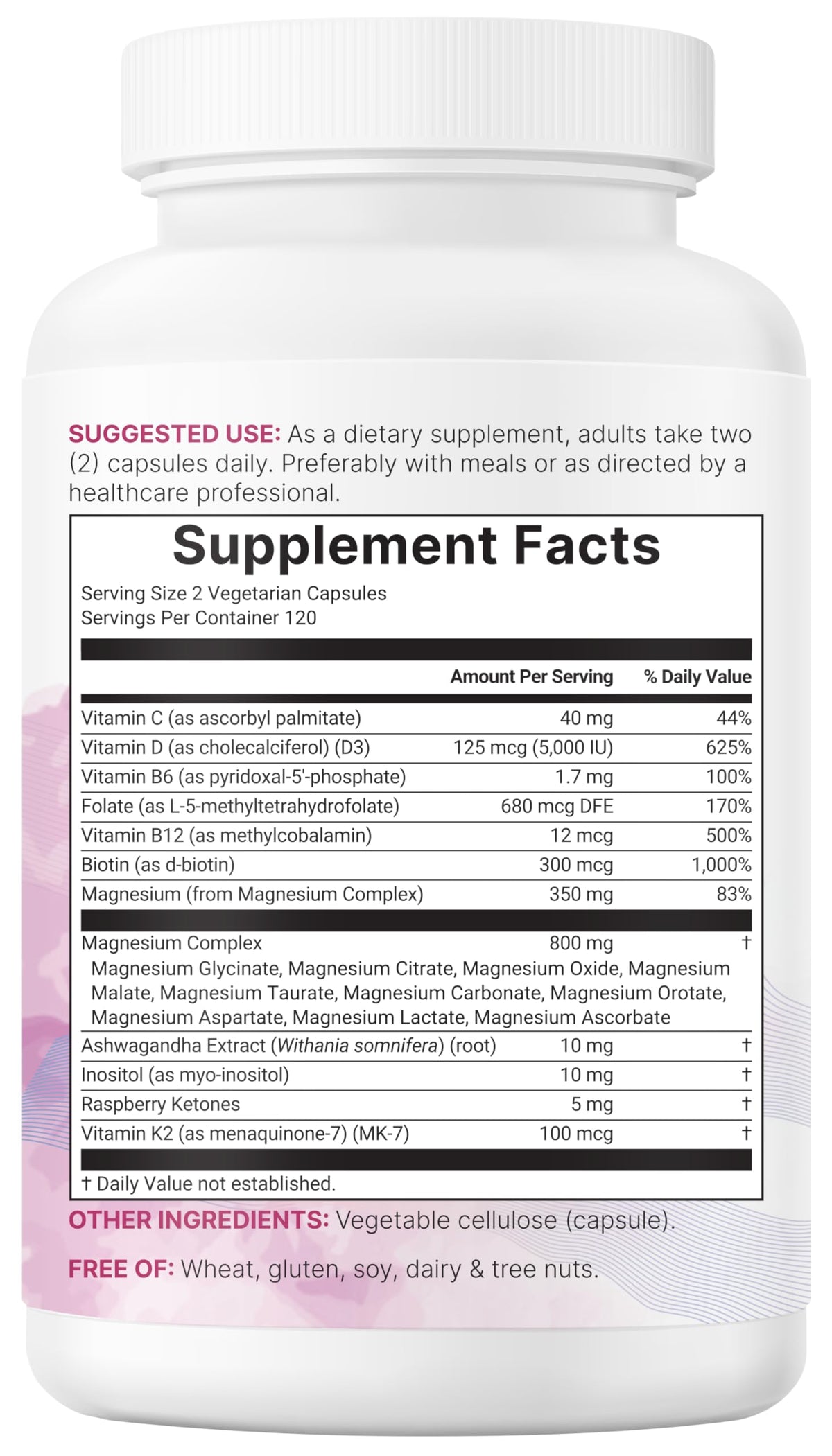 Micro Ingredients magnesium complex daily serving suggestion graphic