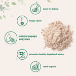 Micro Ingredients Organic Papaya Fruit Powder fine texture demonstration