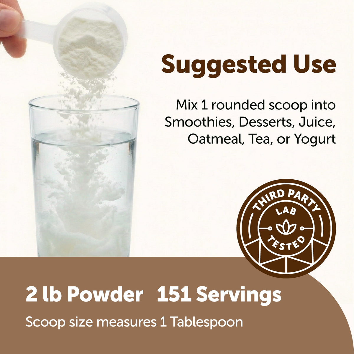 Micro Ingredients organic coconut milk powder used in a green smoothie