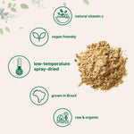 Micro Ingredients Organic Acerola Powder scoop and serving demonstration