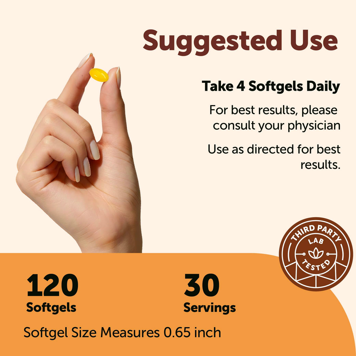 Micro Ingredients berberine 120 softgels pouch back side