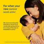 Nutritional facts panel of Ritual Postnatal Multivitamin