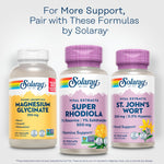 Authentic USA-imported Solaray Super Rhodiola supplement bottle